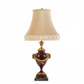 LOUIS XVI STYLE MARBLE URN LAM