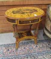 LOUIS XVI STYLE MARQUETRY PARL
