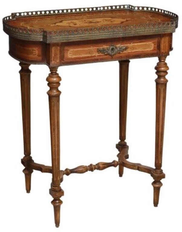 LOUIS XVI STYLE MARQUETRY SALON