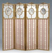 Louis XVI style mirrored scree