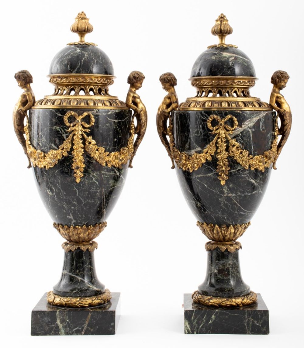 LOUIS XVI STYLE MOUNTED MARBLE