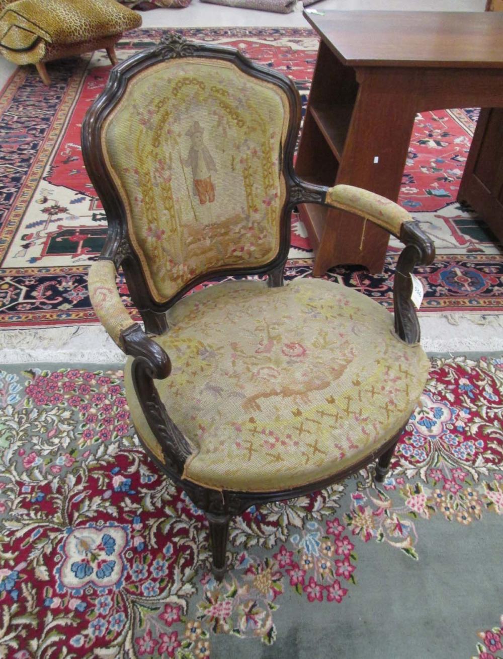 LOUIS XVI STYLE NEEDLEPOINT