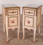 LOUIS XVI STYLE NIGHTSTANDS PA
