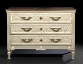 Louis XVI-Style Oak and Polych