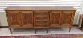 LOUIS XVI STYLE OAK BREAKFRONT