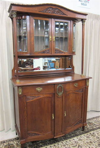 LOUIS XVI STYLE OAK SIDEBOARD