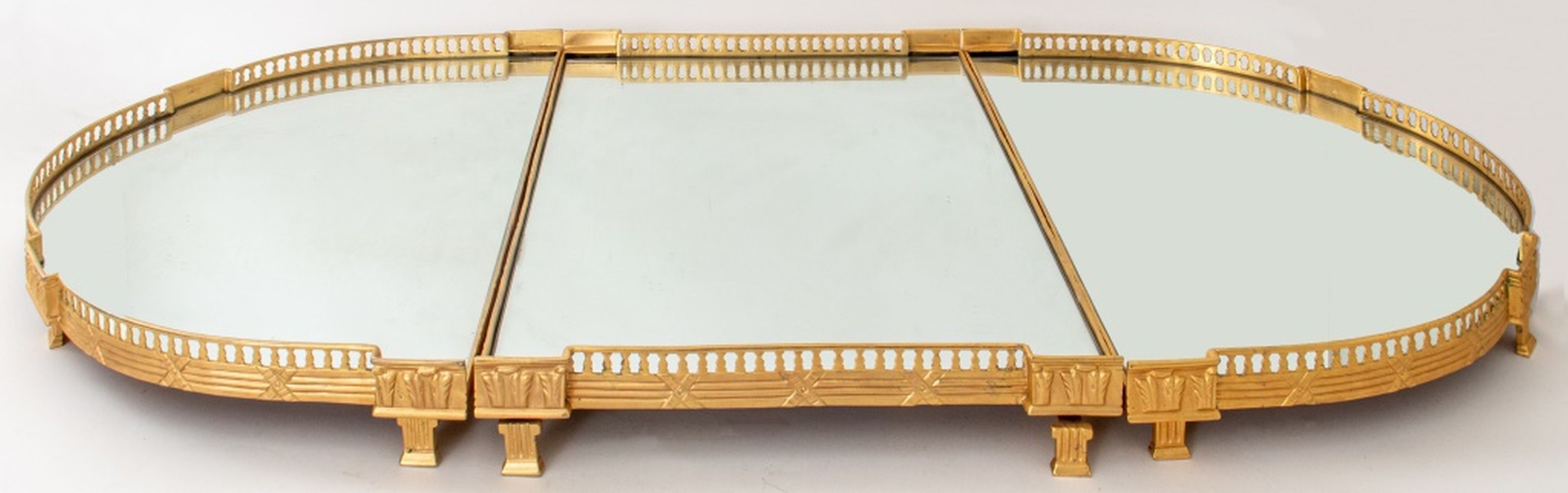 LOUIS XVI STYLE ORMOLU AND MIRROR