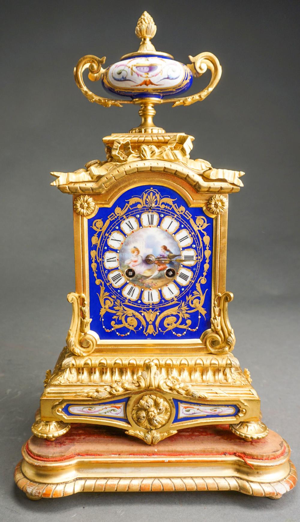 LOUIS XVI STYLE ORMOLU AND SEVRES