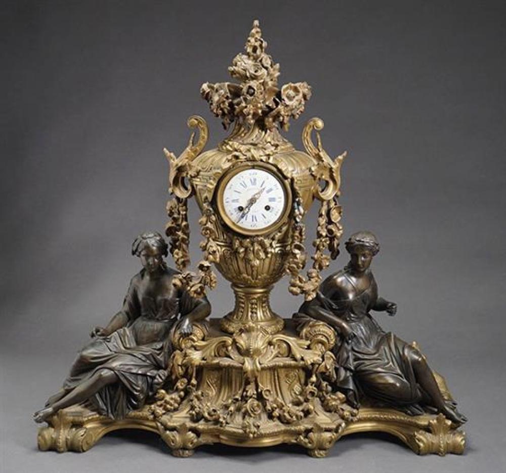 LOUIS XVI STYLE ORMOLU AND BRONZE