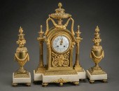 LOUIS XVI STYLE ORMOLU AND MAR