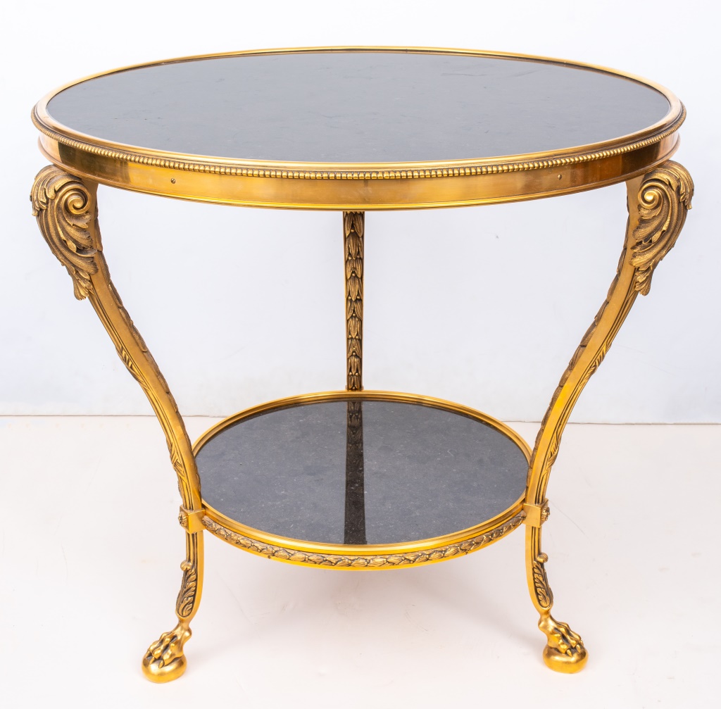LOUIS XVI STYLE ORMOLU MARBLE