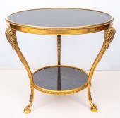 LOUIS XVI STYLE ORMOLU MARBLE