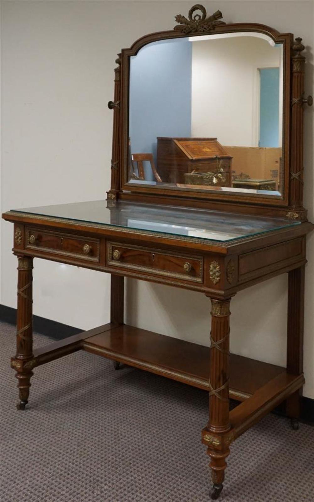 LOUIS XVI STYLE ORMOLU MOUNTED
