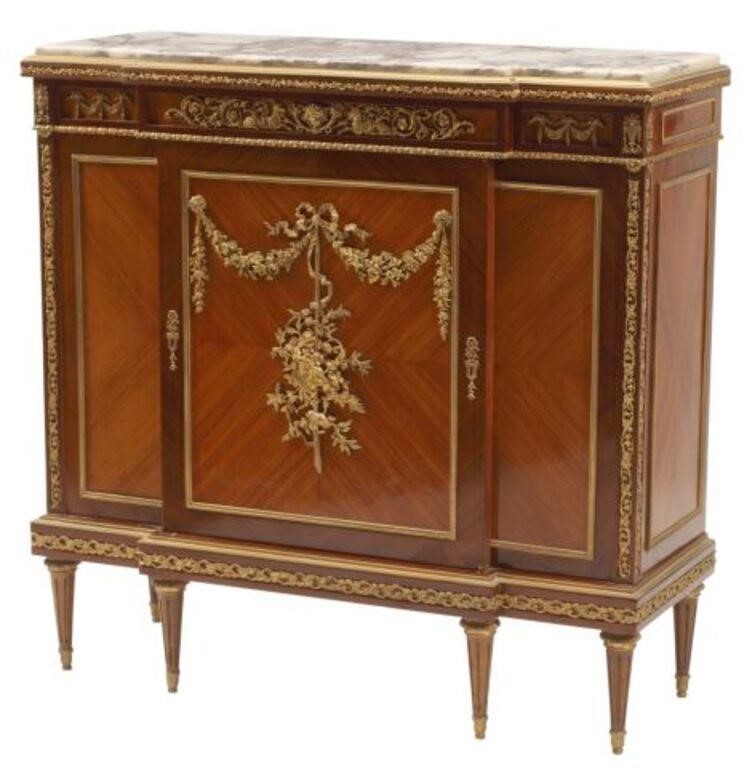 LOUIS XVI STYLE ORMOLU MOUNTED
