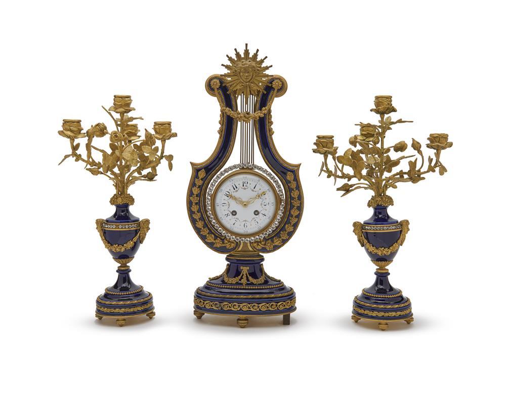 LOUIS XVI STYLE ORMOLU MOUNTED