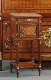LOUIS XVI STYLE ORMOLU-MOUNTED