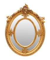 LOUIS XVI STYLE OVAL GILTWOOD