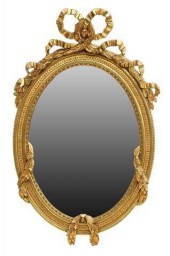 LOUIS XVI STYLE OVAL GILTWOOD