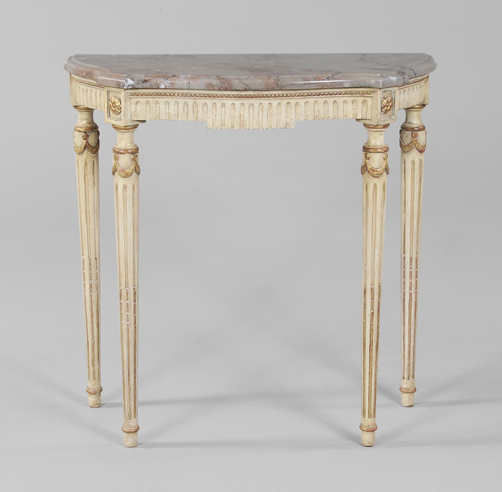 Louis XVI Style Painted and