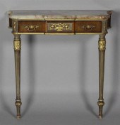 LOUIS XVI STYLE PAINTED AND PA