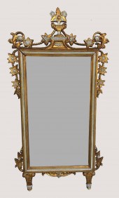 LOUIS XVI STYLE PAINTED AND GI
