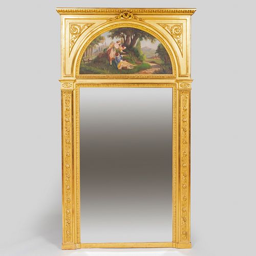 LOUIS XVI STYLE PAINTED AND