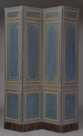 LOUIS XVI-STYLE PAINTED CANVAS