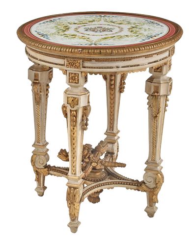 LOUIS XVI STYLE PAINTED, PARCEL