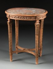 Louis XVI style painted parcel