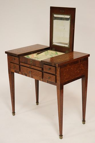 LOUIS XVI STYLE PARQUETRY INLAID