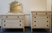 LOUIS XVI STYLE PARTIAL GILT C