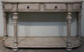 LOUIS XVI STYLE PICKLED OAK CO