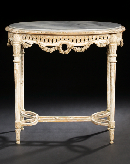 Louis XVI-Style Polychromed and