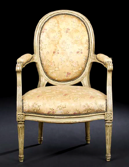 Louis XVI-Style Polychromed