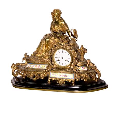 Louis XVI Style Porcelain Mounted