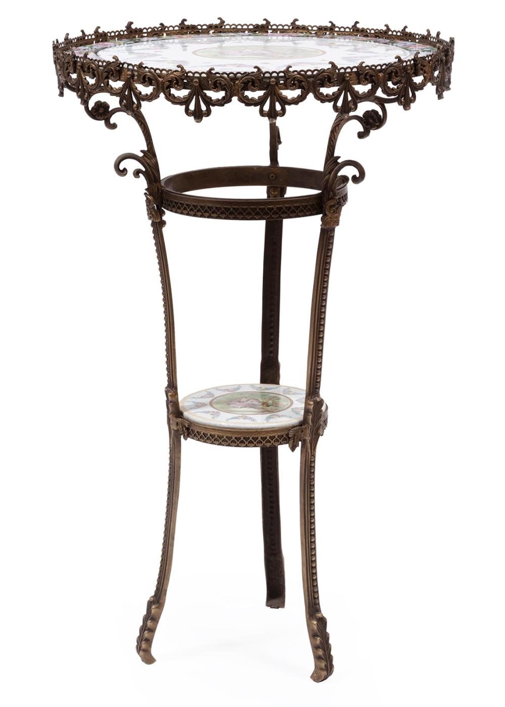 LOUIS XVI-STYLE PORCELAIN-MOUNTED