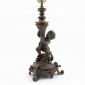 LOUIS XVI STYLE PUTTO METAL TA
