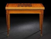 Louis XVI-Style Satinwood Game