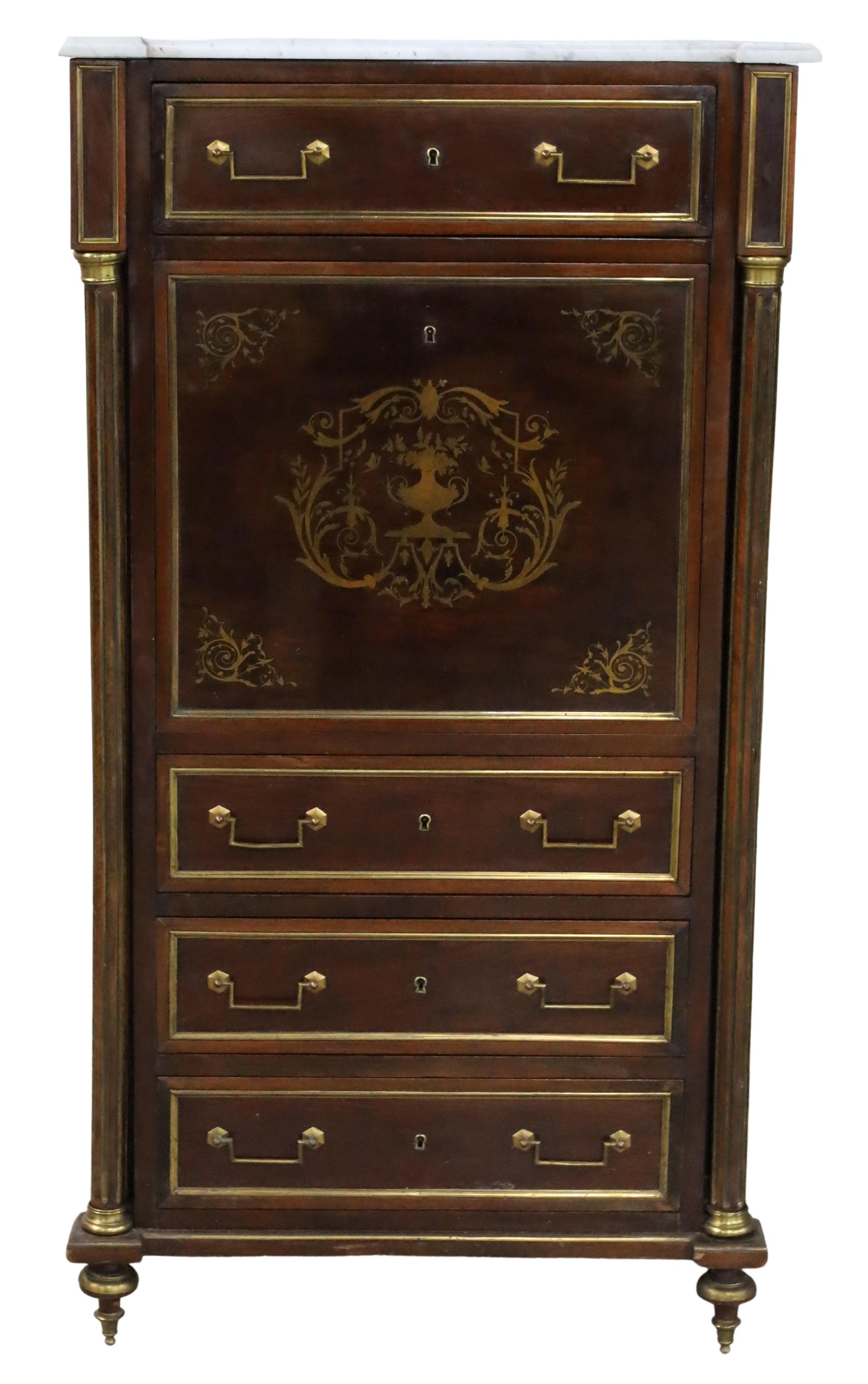 LOUIS XVI STYLE SECRETAIRE ABATTANT