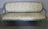 Louis XVI Style Settee in Dist