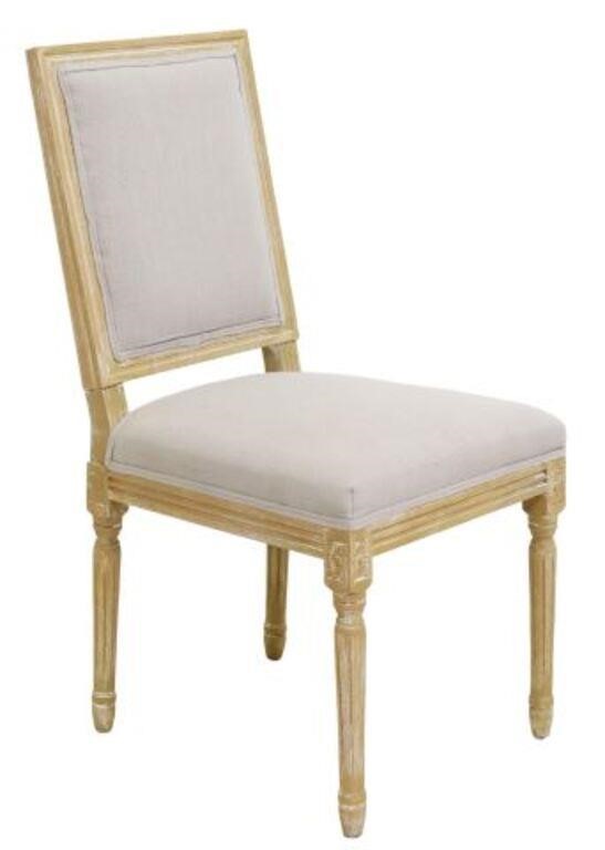 LOUIS XVI STYLE SIDE CHAIR IN WOVEN