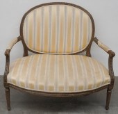 LOUIS XVI STYLE SILK UPHOLSTER