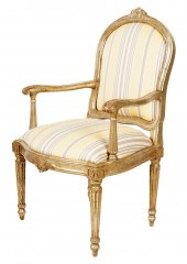 LOUIS XVI-STYLE SILVER-GILT FA