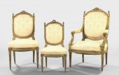 Louis XVI-Style Six-Piece Gilt