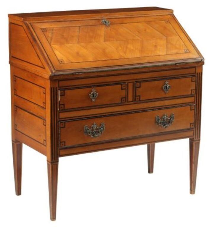 LOUIS XVI STYLE SLANT-FRONT WRITING