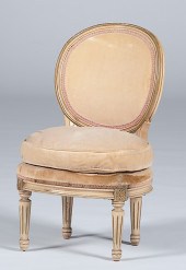 Louis XVI Style Slipper Chair