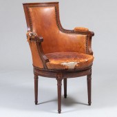 LOUIS XVI STYLE STAINED OAK AN