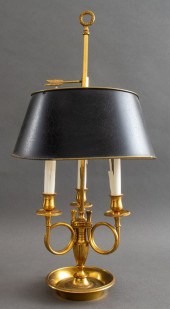 LOUIS XVI STYLE THREE LIGHT BO