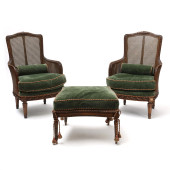 LOUIS XVI STYLE THREE PIECE BE