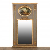 LOUIS XVI STYLE TRUMEAU MIRROR